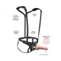 Imbracatura strap on per dildo fallo vibratore vaginale anale Body Dock Strap-On Suspenders