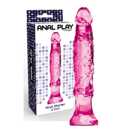 Dildo realistico piccolo anale con ventosa Anal Starter 6 Inch pink