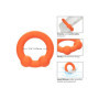 Anello fallico ritardante in silicone Alpha Dual Ball Ring