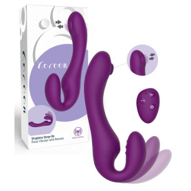 Vibratore vaginale anale in silicone Strapless Strap-On Pulse Vibe
