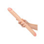 Dildo realistico per doppia penetrazione vaginale anale Size Queen Double Dong 17 Inch