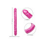 Dildo realistico vaginale anale doppio Size Queen Double Dong 17 Inch pink