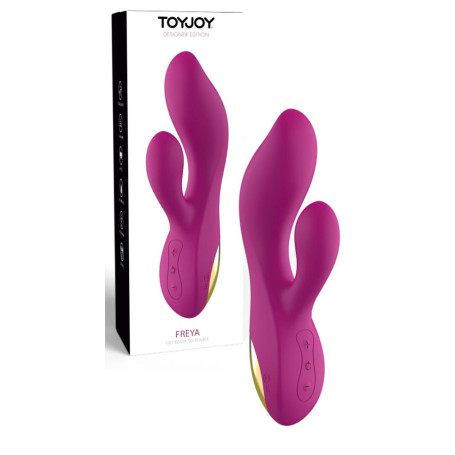 Vibratore rabbit in silicone vaginale clitoride Freya Rumble Vibrator