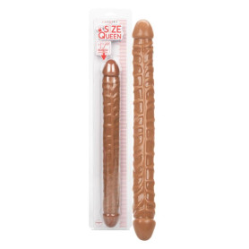 Dildo realistico doppio vaginale anale Size Queen Double Dong 17 Inch caramel