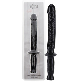 Dildo realistico maxi con manico vaginale anale The Manhandler 14.5 Inch black