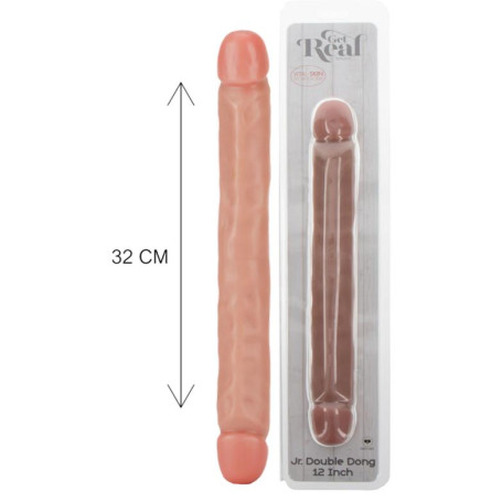 Dildo realistico per doppia penetrazione vaginale anale Jr. Double Dong 12 Inch