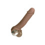 Guaina fallica indossabile per allungamento pene Life-Like Extension 8 Inch brown