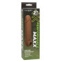 Guaina fallica indossabile per allungamento pene Life-Like Extension 8 Inch brown