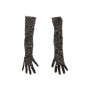 Guanti lunghi da donna con brillantini sexy Full Length Gloves