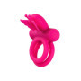 Anello fallico vibrante doppio in silicone Butterfly Dual Ring