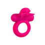 Anello fallico vibrante doppio in silicone Butterfly Dual Ring