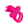 Anello fallico vibrante doppio in silicone Butterfly Dual Ring