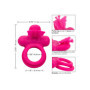 Anello fallico vibrante doppio in silicone Butterfly Dual Ring