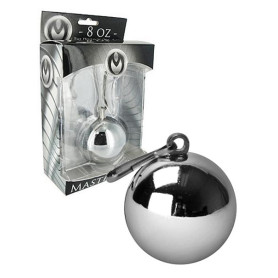 Accessorio in acciaio per anello fallico bondage peso Deviants Orb 8oz. Weight