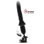 Vibratore in silicone realistico vaginale anale con ventosa Magnum Opus Thruster Pro