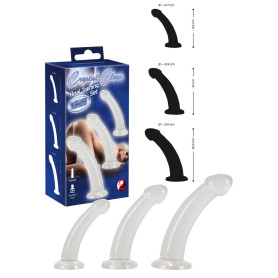 Dildo anale con ventosa kit mini maxi fallo Anal Training Set