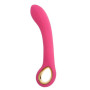 Vibratore in silicone ricaricabile fallo liscio vaginale anale dildo vibrante