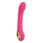 Vibratore in silicone ricaricabile fallo liscio vaginale anale dildo vibrante