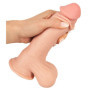 Dildo realistico grosso con ventosa vaginale anale Dildo with moveable Skin