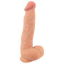 Dildo maxi realistico vaginale anale con ventosa Dildo with moveable Skin 24.7 cm