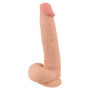 Dildo maxi realistico vaginale anale con ventosa Dildo with moveable Skin 24.7 cm