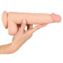 Dildo maxi realistico vaginale anale con ventosa Dildo with moveable Skin 24.7 cm