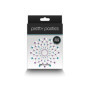 Copricapezzoli con strass nipple Pasties Charm III blue & purple