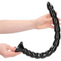 Dildo anale maxi per fisting con ventosa Stacked Anal Snake 50 cm Black