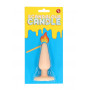 Candela divertente Scandalous Candles Butt Plug Flesh