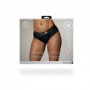 Slip con vibrazione Vibrating Strap-on High-cut Brief Black