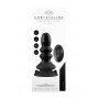 Plug anale vibrante in vetro con ventosa Ribbly Glass Vibrator