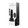 Plug anale vibrante in vetro con ventosa Ribbly Glass Vibrator