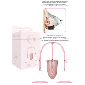 Pompa per ingrandimento seno Automatic Rechargeable Breast Pump Set - Large - Pink