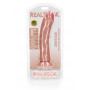 Fallo Big vaginale anale realistico con ventosa curved dildo 20.5 cm pink