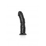 Fallo vaginale anale realistico Big con ventosa curved dildo 18 cm black