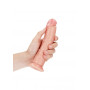 Fallo realistico Big vaginale anale con ventosa maxi curved dildo 18 cm pink