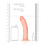 Fallo realistico Big vaginale anale con ventosa maxi curved dildo 18 cm pink