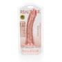 Fallo realistico Big vaginale anale con ventosa maxi curved dildo 18 cm pink