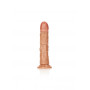 Fallo Big realistico con ventosa vaginale anale curved dildo 18 cm tan