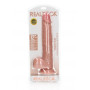 Fallo MAXI realistico vaginale anale con ventosa e testicoli straight dildo 30.5 cm rosa