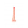 Fallo realistico maxi con ventosa vaginale anale slim dildo 20.5 cm pink