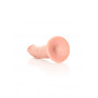 Fallo realistico maxi con ventosa vaginale anale slim dildo 20.5 cm pink