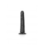 Fallo anale vaginale maxi con ventosa realistico slim dildo 20.5 cm black