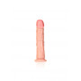 Fallo enorme realistico con ventosa vaginale anale curved dildo 23 cm pink