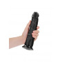 Fallo vaginale anale realistico con ventosa enorme curved dildo 23 cm black