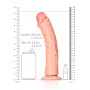 Fallo vaginale enorme realistico anale con ventosa curved dildo 25.5 cm pink