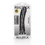 Fallo enorme vaginale anale con ventosa realistico curved dildo 25.5 cm black