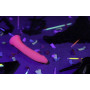 Dildo piccolo con ventosa realistico anale vaginale Slim Dildo Suction Cup glow in the dark pink