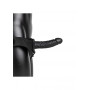 Dildo realistico anale cavo fallo vaginale indossabile Hollow Strap-on without Balls - 6'' / 15,5 cm - Black
