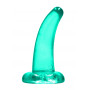 Dildo morbido non realistico vaginale piccolo fallo anale liscio con ventosa sex